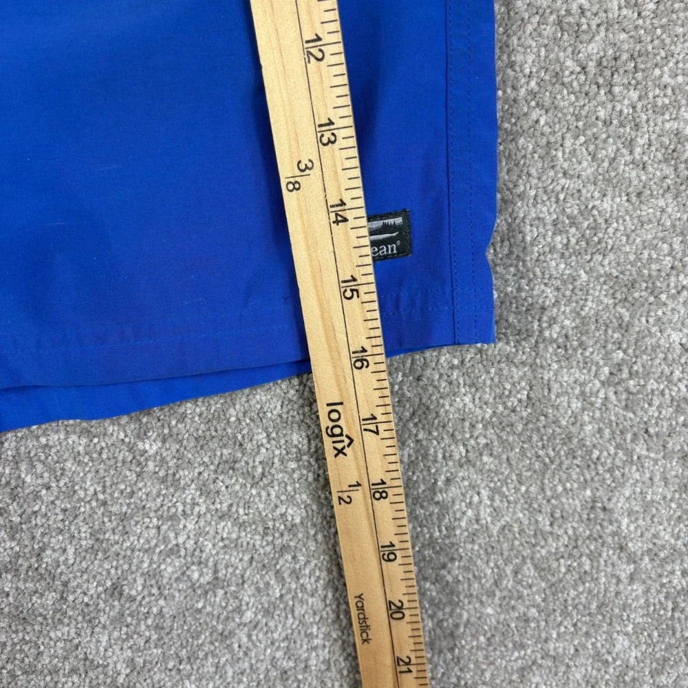 LL Bean Blue Active Shorts Womens 8 UPF 50+ Recycled Stretch Cargo 506397